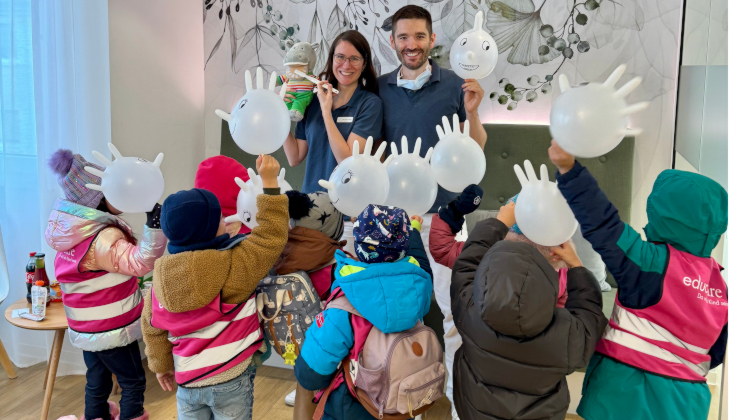 Besuch aus der Kita Zündfunken