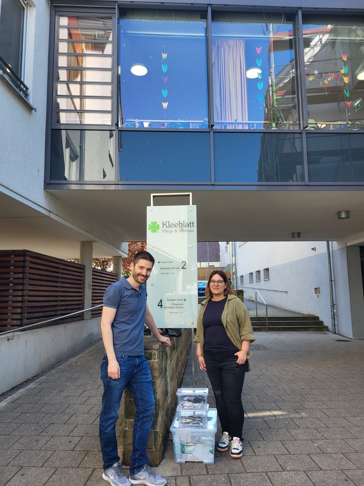 Besuch Pflegeheim Kleeblatt